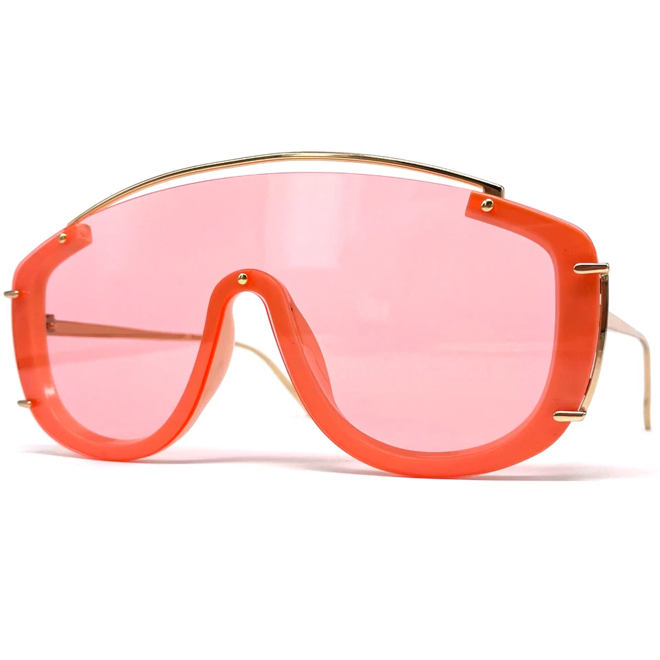 Gafas de sol "SCUDO" vintage NOS - Italia años 80 - RARAS - grandes - rosa / dorado Foto 2 de 4