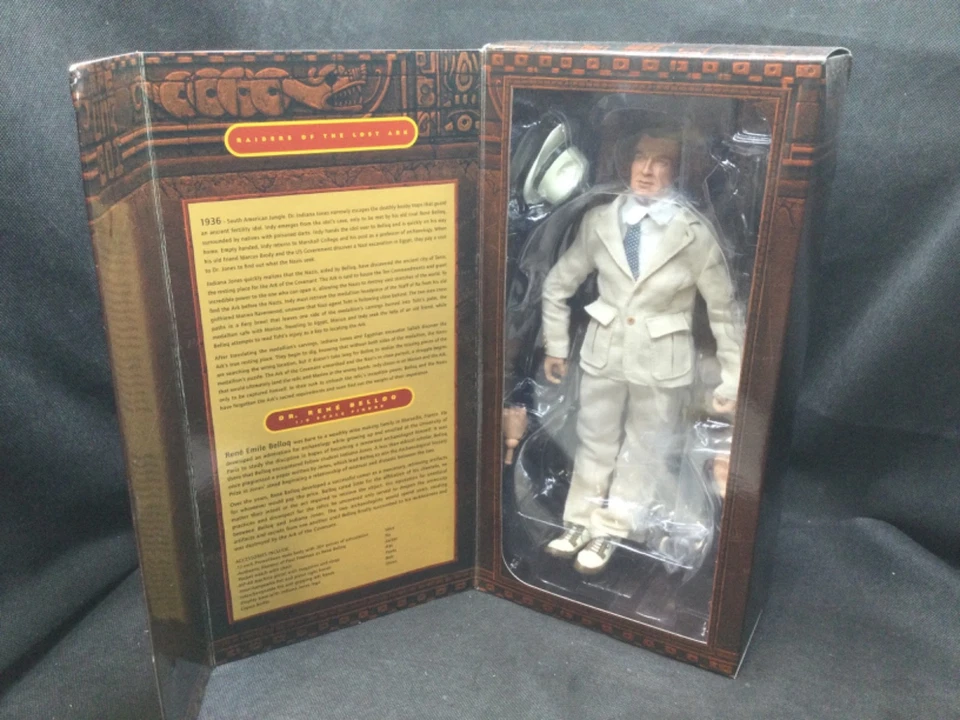 Figura de acción SIDESHOW Exculsive Dr. Rene Belloq 12" Indiana Jones 2009 Foto 2 de 4