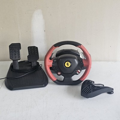 Thrustmaster Ferrari 458 Spider Racing Steering Wheel Pedals Xbox One / X