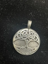 Deva Designs jewelry Celtic Knot Tree Of Life Pewter Pendant (Speak Your Truth)