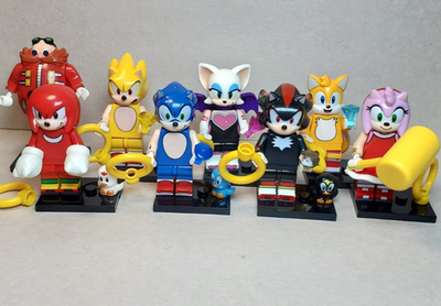 #ad Custom Lego Sonic the Hedgehog Minifigures 8 Pack $33.99