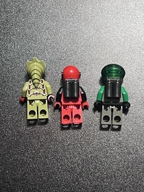 LEGO Insectoids Zotaxian  minifigure Space Alien Spyrius Galaxy Squad Lot Of 3