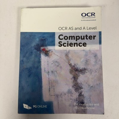 AS and a Level OCR Computer Science H446 H046 A-Level Course Textbook by PG Onli