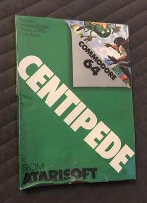 Centipede, Atarisoft, 1983, Cartridge, NIB, sealed, C64, CBM 64, Commodore 64
