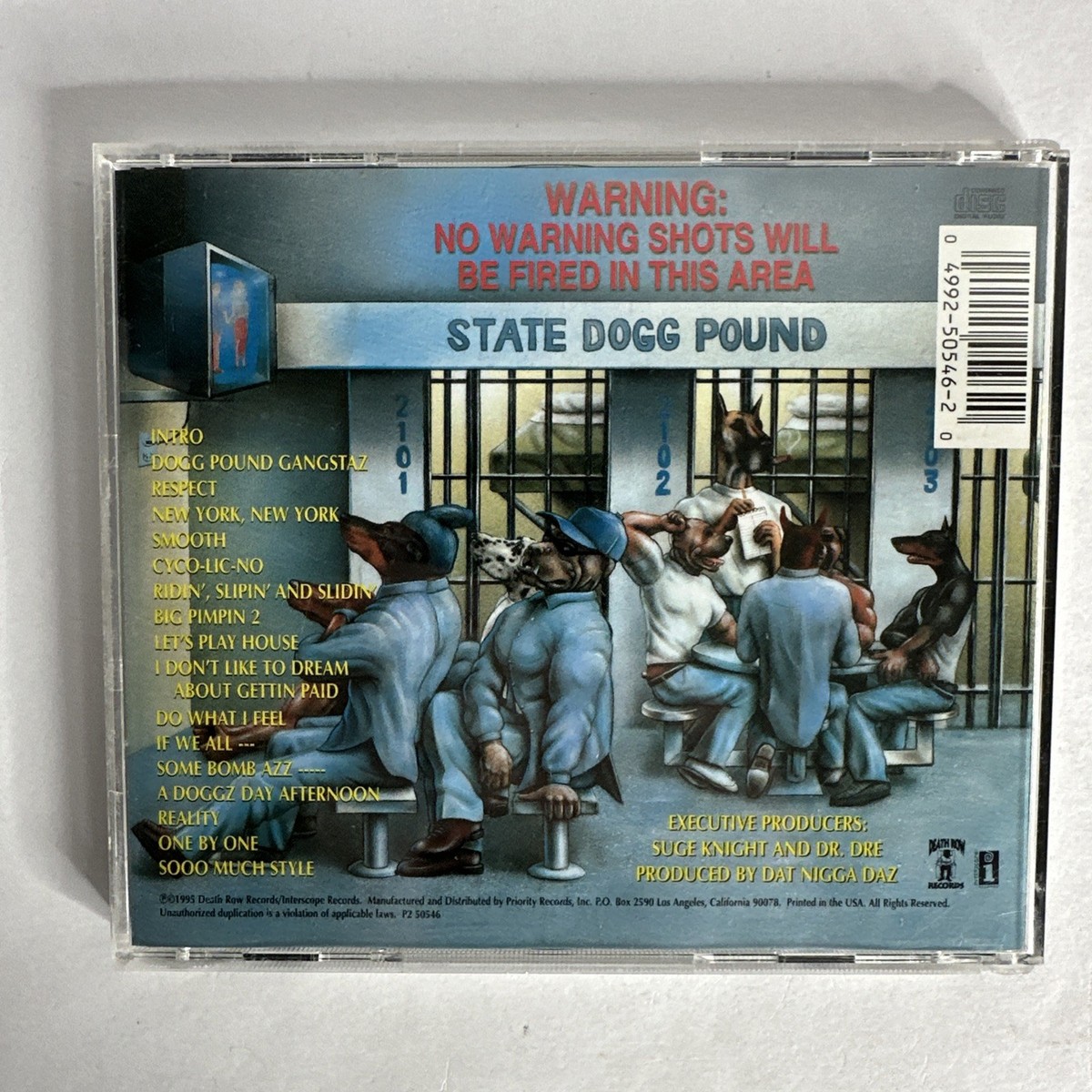 Tha Dogg Pound: Dogg Food CD 1995, Death Row Records Dr. Dre Suge