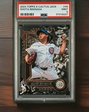 2024 TOPPS COSMIC CHROME X CACTUS JACK #49 SHOTA IMANAGA ROOKIE RC PSA 10