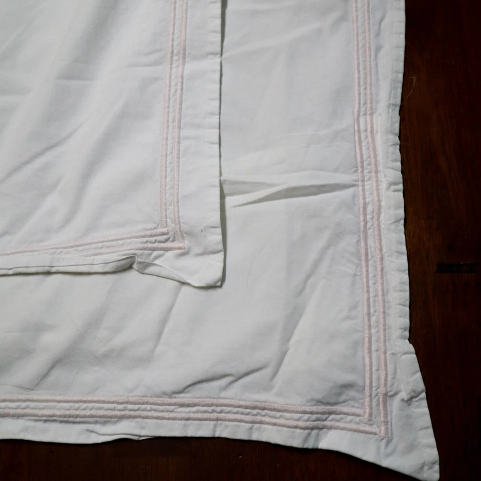 2 Восстановление оборудования ребенка и ребенка наволочки итальянский атласный стежок белый розовый - Изображение 4 из 4