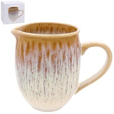 Reactive Glaze 700ml Jug Ceramic Pitcher Vintage Rustic Style Milk Water Creamer