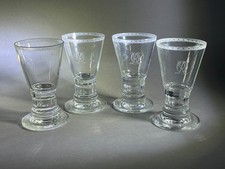 4 Kelchgläser, mit Monogramm, Meyr`s Neffe, Adolf - für J. & L. Lobmeyr