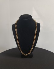14/20 Gold filled 5.9MM Paperclip necklace 18in