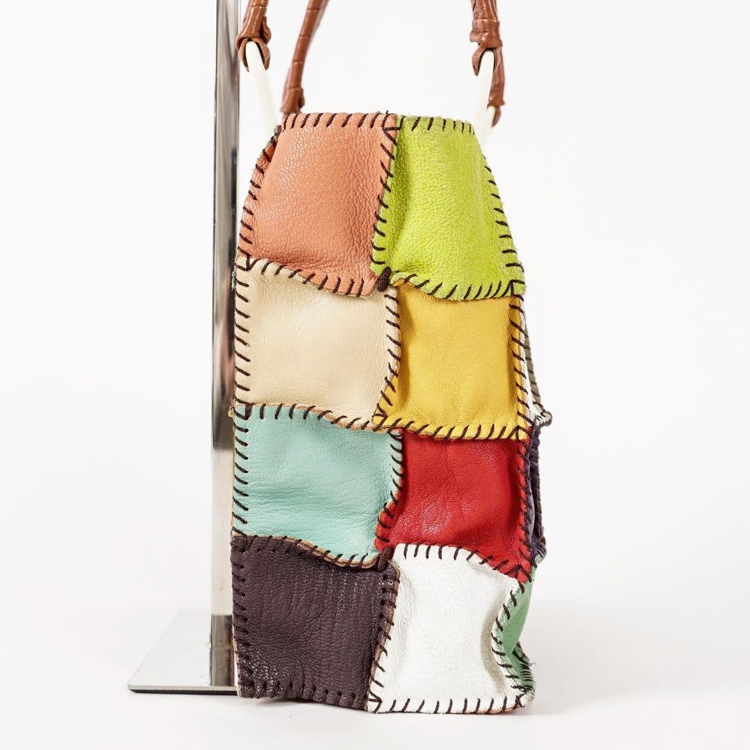 Jamin Puech Patchwork Design Tote Bag Leather Mul… - image 19