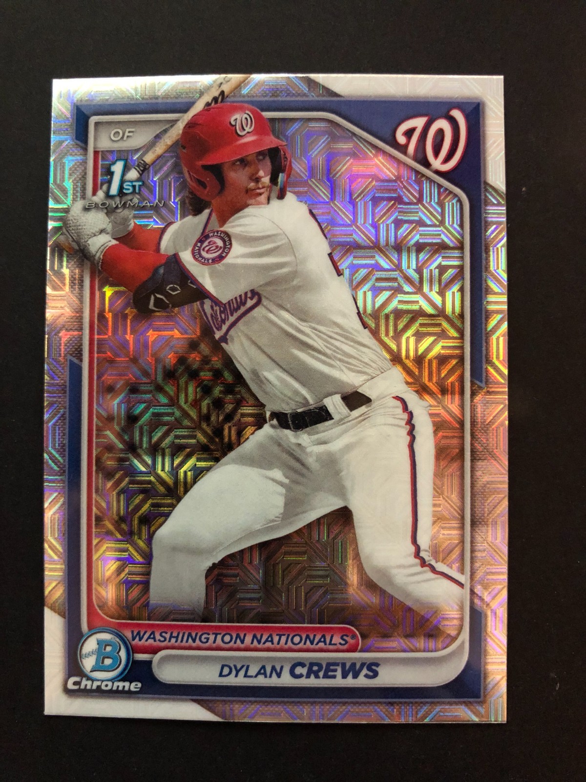 2024 Bowman Dylan Crews Chrome Mega Box Mojo Refractor 1st #BCP-23