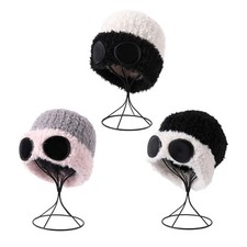 Windproof Ear Flap Beanie Hat Women Hooded Skull Cap Winter Autumn Warm Headwear