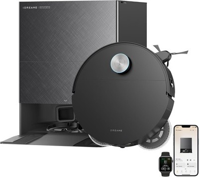 DREAME X60 Ultra Black 35kPa 3.13in Ultra-Thin Robot Vacuum Mop 280 AI Avoid｜New