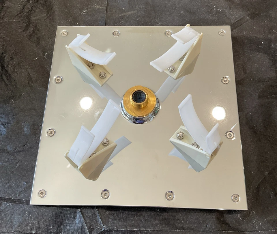 Cabezal de ducha Grohe 9" cromo pulido ducha de lluvia Allure 26470000 R2 Foto 3 de 4