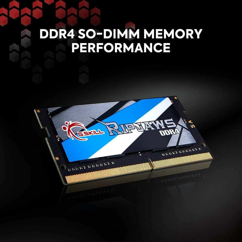 G.Skill Ripjaws DDR4 SO-DIMM 16GB RAM DDR4-2400 (2x8GB) F4-2400C16D-16GRS ⚡ New - Image 2 of 4