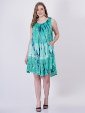 Women's Casual Tie Dye Umbrella Tank Top Style Summer Dress Wholesale Mix lot
