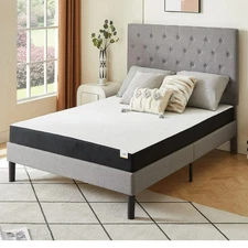 5" 6" Zipper Cover Waterproof Gel Memory Foam Mattress Twin XL Full Queen Size