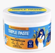 TRIPLE PASTE Diaper Rash Cream 8 oz. tub FRAGRANCE FREE Exp 04/2028