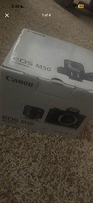 Canon EOS M50 Mirrorless Digital Camera - Barely Used