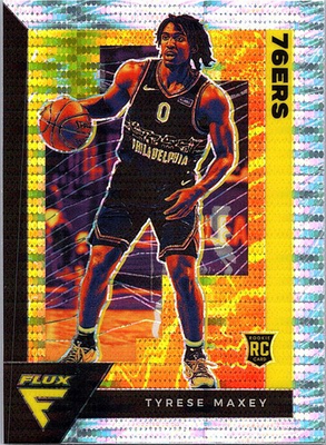 #ad 2020 21 Panini Flux #208 Tyrese Maxey Pulsar $4.99