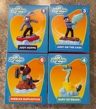 McDonald  s 2025 Zootopia 2 Happy Meal Toys Set of 4 Sealed Boxes