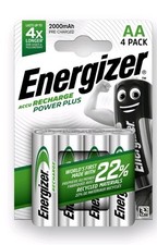 Energizer Rechargeable AA Batteries - Pack of 4 2000mAh 1.63 per battery