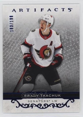 2021-22 Upper Deck Artifacts Stars Royal Blue 103/199 Brady Tkachuk #102 0x7e