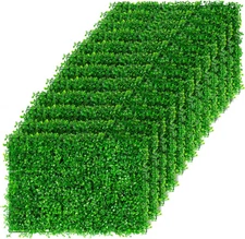 24X16Inch Artificial Wall Grass Decorate Grass Boxwood Panels 12 Pcs Grass....