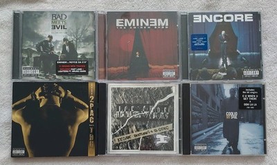 Ice Cube 2 PAC EMINEM Coolie Bootlegs & B Sides RAP HIP HOP 6 CD BUNDLE GC