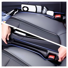 2PCS Car Seat Gap Filler Organizer and Carry 16.81 2.18 1.41 inch, Black