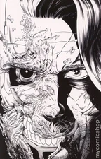 Terminator #9H Shalvey Virgin Line Art 1:15 Variant NM 2025 Stock Image