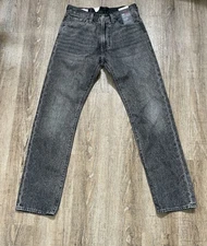 Levi’s Mens 551Z Straight Leg Jeans Gray Sz 28 X 32