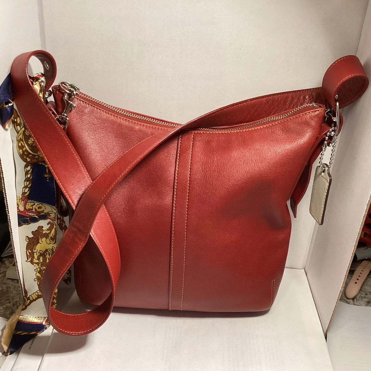 Coach Leather Red Vintage Bags, Handbags & Cases | eBay
