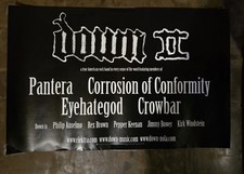 Affiche album Down II Pantera Crowbar Eyehategod Nola corrosion de conformité 