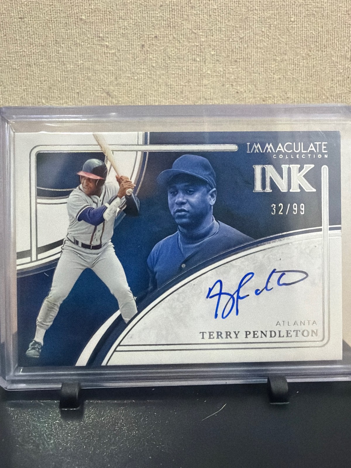 2026 Panini Immaculate Collection #II-TP Terry Pendleton Immaculate Ink #/99