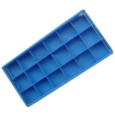 18 Grids Plastic Watch Tiny Parts Storage Box With Dust Cover Watch Repair Parts