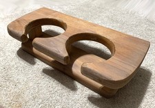 1983-1995 Chevy G20 Van Gmc Vandura Center Console Mahogany Wood Drink Tray