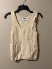 NWT Old Navy Women s Knit Tank Top Cream Color Size Medium
