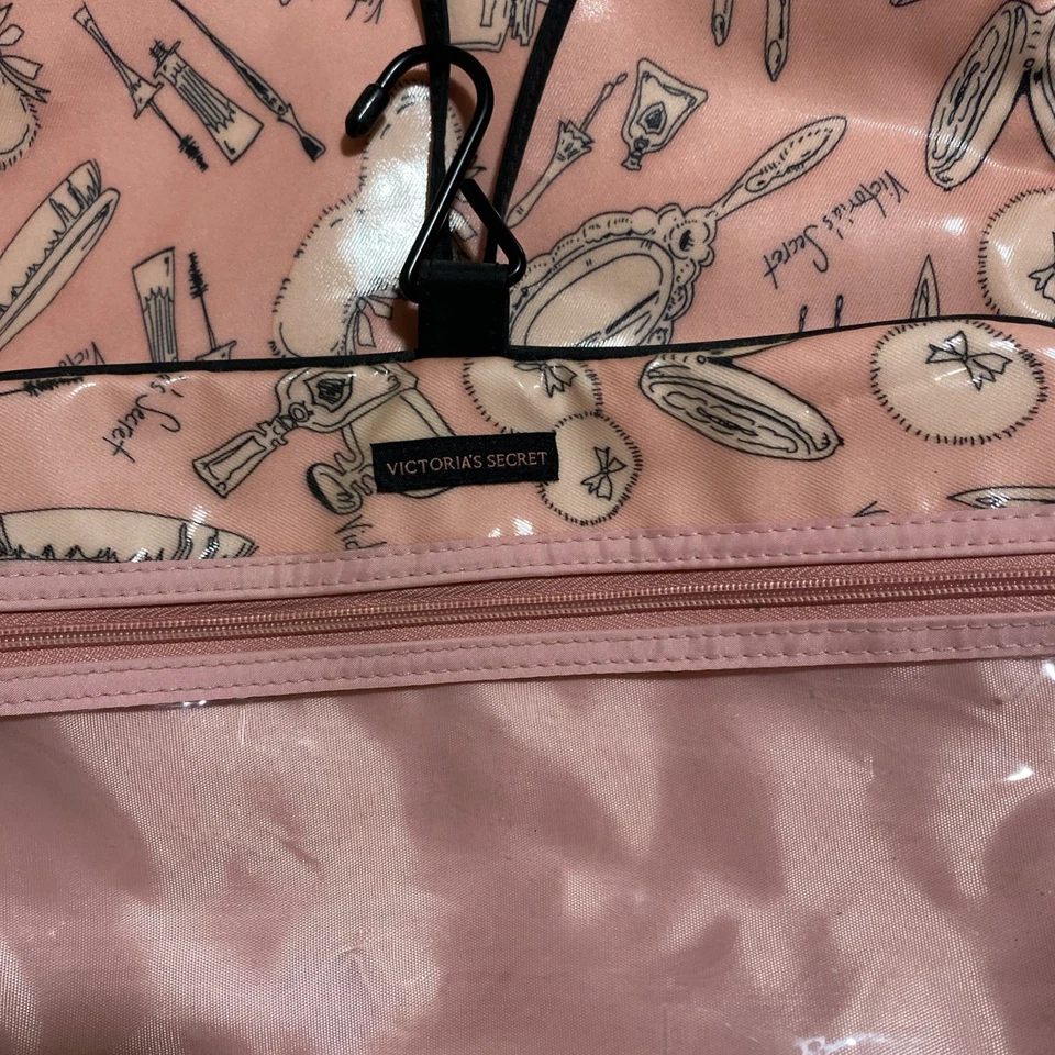 Victoria's Secret туалетных принадлежностей сумка вися косметики чехол путешествий рулон ретро косметика - Изображение 2 из 4