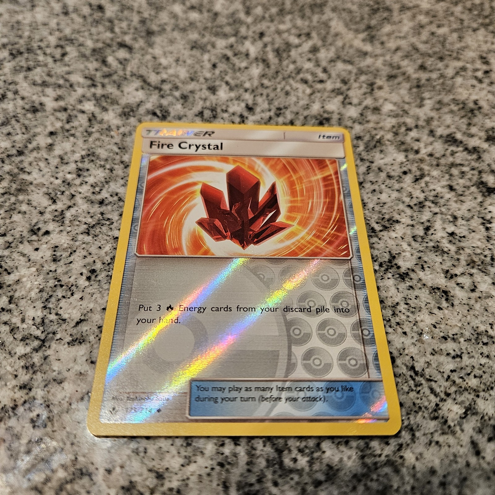 2019 Fire Crystal 173/214 - Unbroken Bonds Pokémon Trainer Item  Reverse Holo