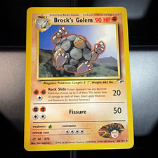 Brock's Golem 20/132 Gym Heroes Unlimited Rare Regular English 1999 90 HP on eBay
