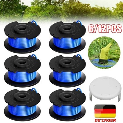 12 Rasentrimmer Spule Trimmer Fadenspule Ersatz Spule für Ryobi Rasentrimmer Set