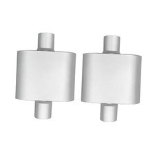 Performance Universal Aluminized Steel Single Chamber Muffler 2-Pack, 2.5IN