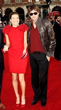 Actors Lake Bell Ashton Kutcher at world premiere of What Happens - Old Photo 3