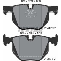 Textar 2344702 Bremsbelagsatz FüR BMW 7 E65 E66 E67