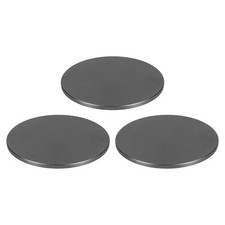 3 Pcs Black A36 Hot Rolled Steel Plate for DIY Projects, 6" x 1/4" 6 Mm