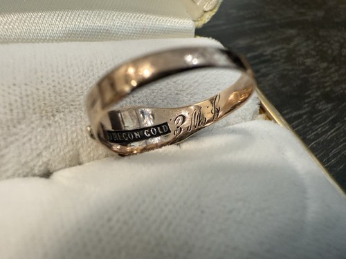 Vintage Landstrom’s Black Hills Gold Ring 6 - 6.5 Oregon Gold - Picture 7 of 9