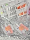 Handmade Press-On Nails Medium Oval Multicolor Glitter Floral Pre-Designed — photo 6