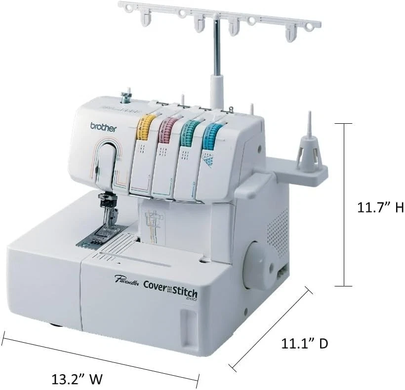 Máquina sergadora electrónica Brother 2340CV 2/3/4 rosca cubierta puntada + garantía Foto 3 de 4